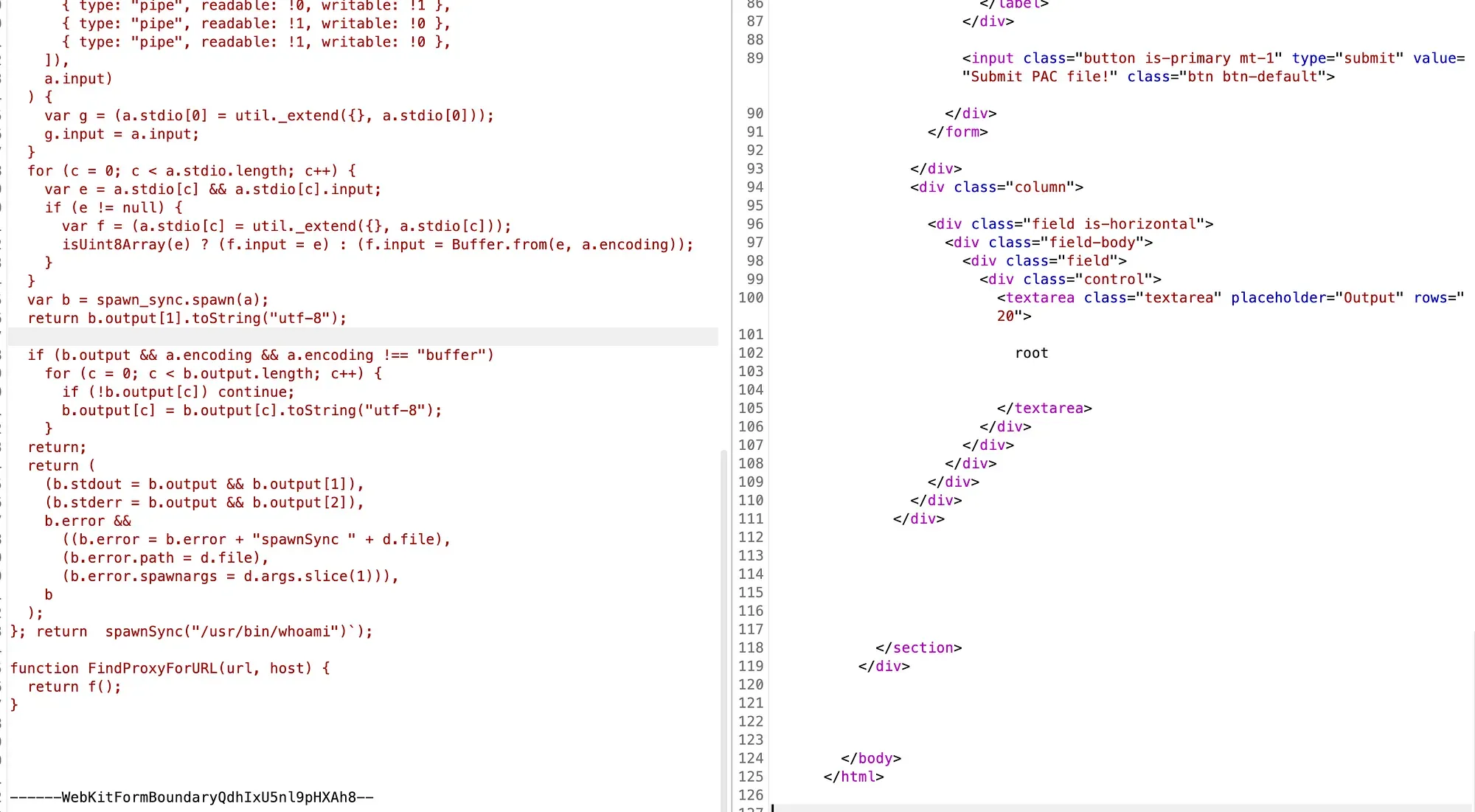 Old TOC implementation